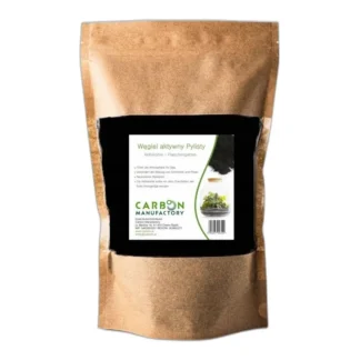 Węgiel aktywny pylisty w szklanym słoiku, 2 litry — zdjęcie 1