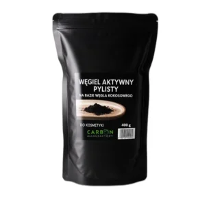 Proszek z węgla kokosowego, pylisty węgiel aktywny, 400 g — zdjęcie 1